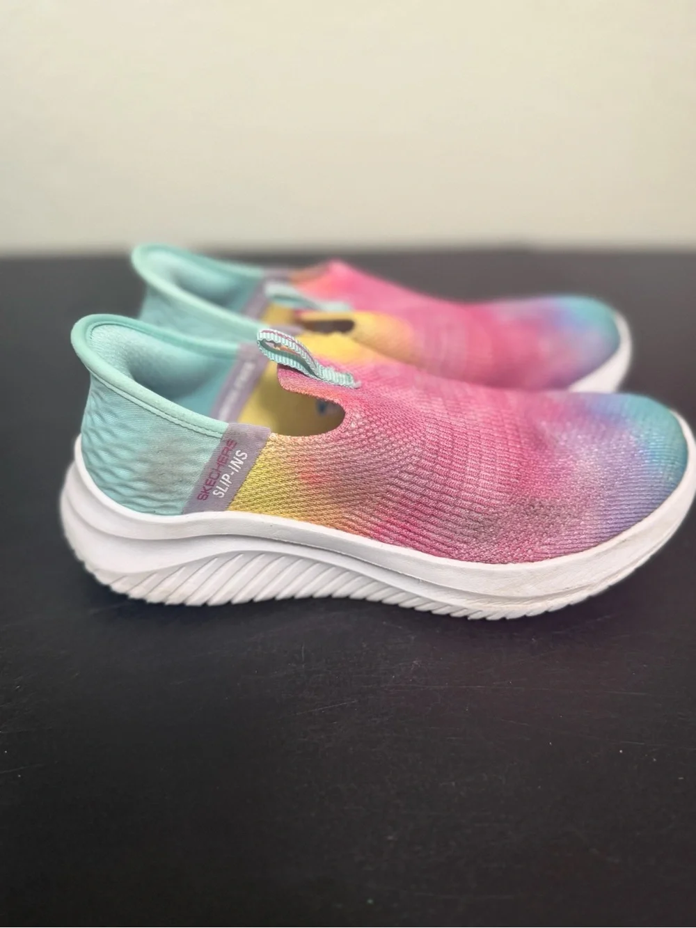 Skechers Kids Slip-On Sneakers - Mint, Pink, Yellow, Blue